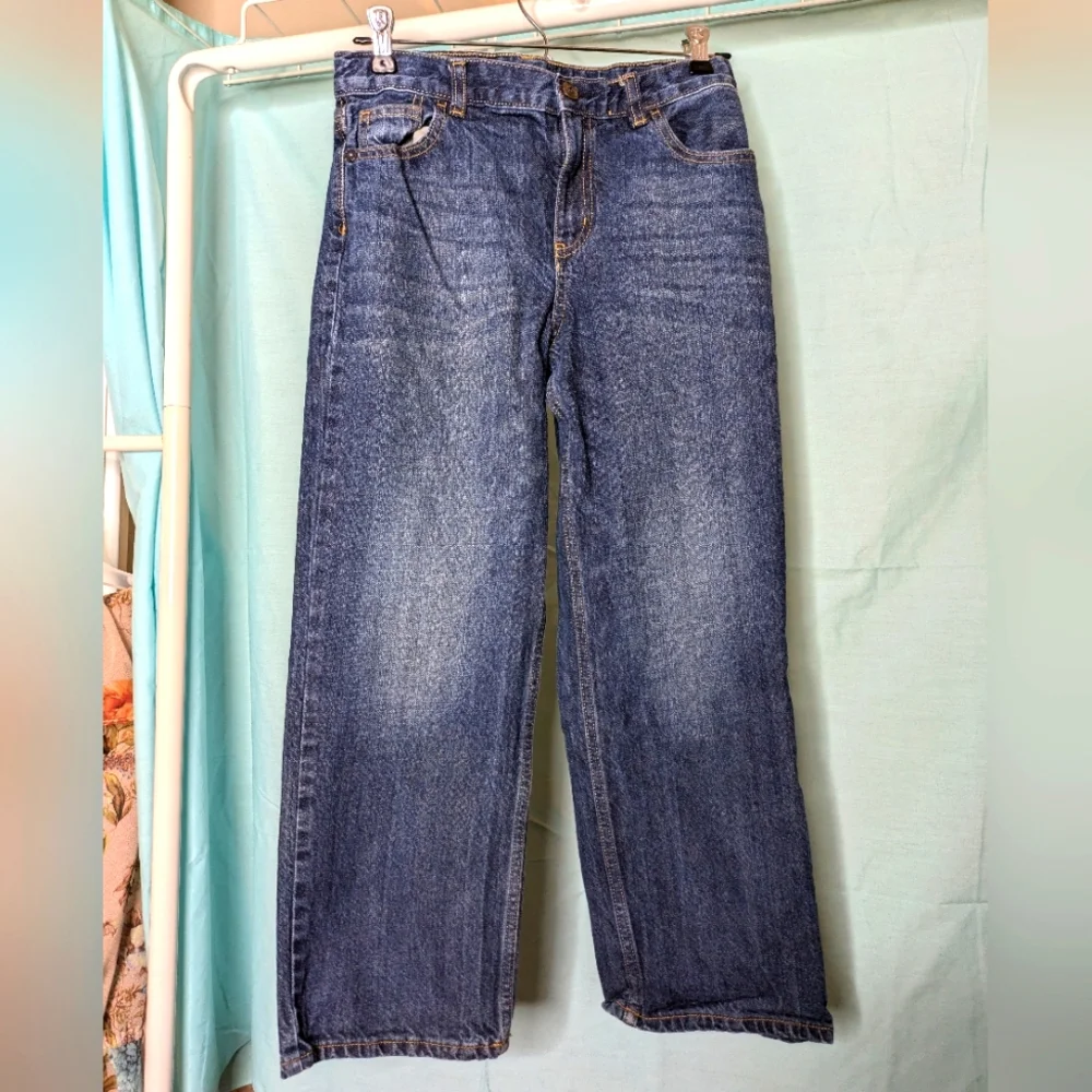 OshKosh B'gosh 8 Husky boys denim blue jeans back-to-school